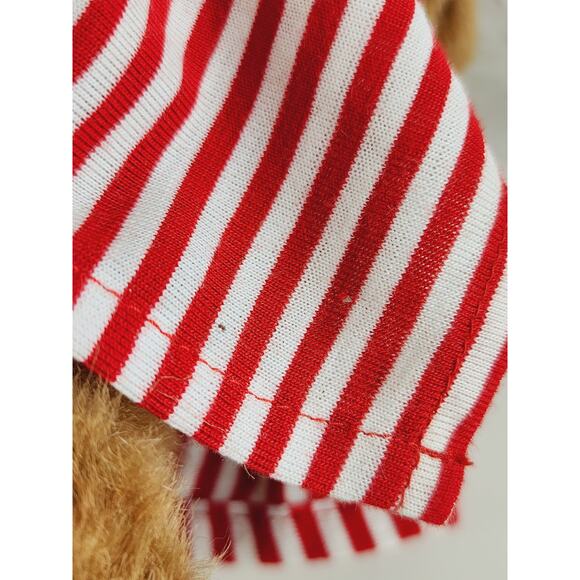 Schmid Teddy Bear w/ Slippers & Night Shirt Large 18" Korea 1984 NO TESTED Vtg - Picture 11 of 16